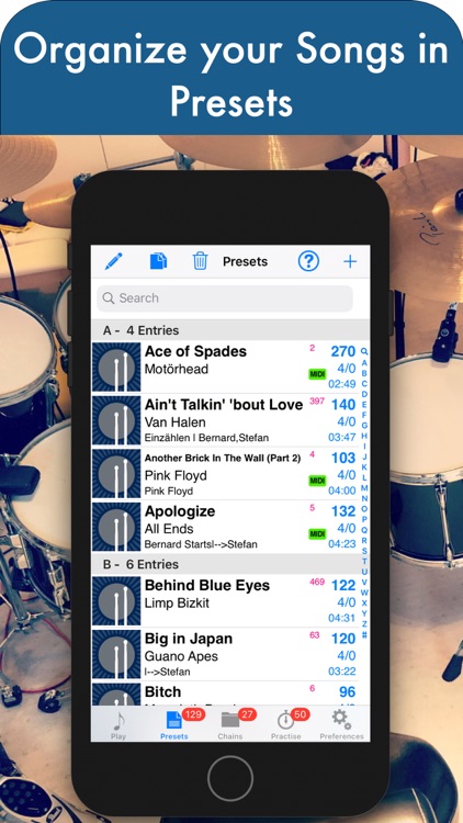 DrumSetlist Manager Lite screenshot-5