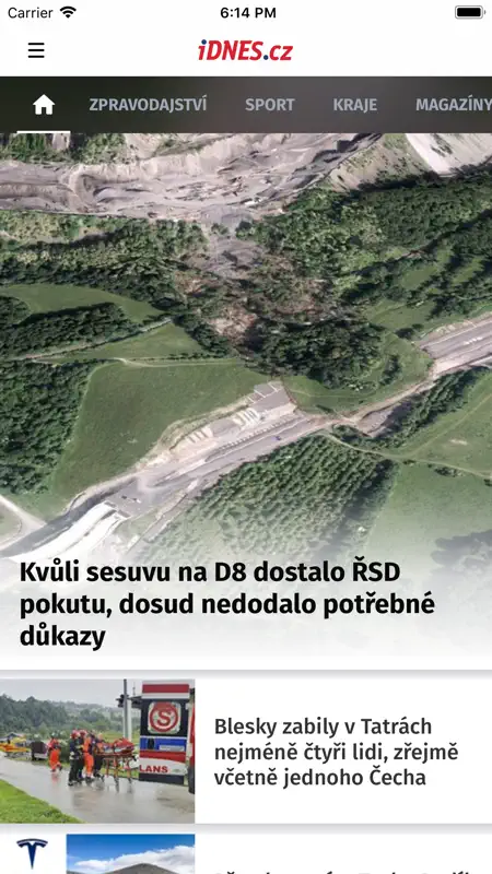 iDNES.cz screenshot 1 of 5