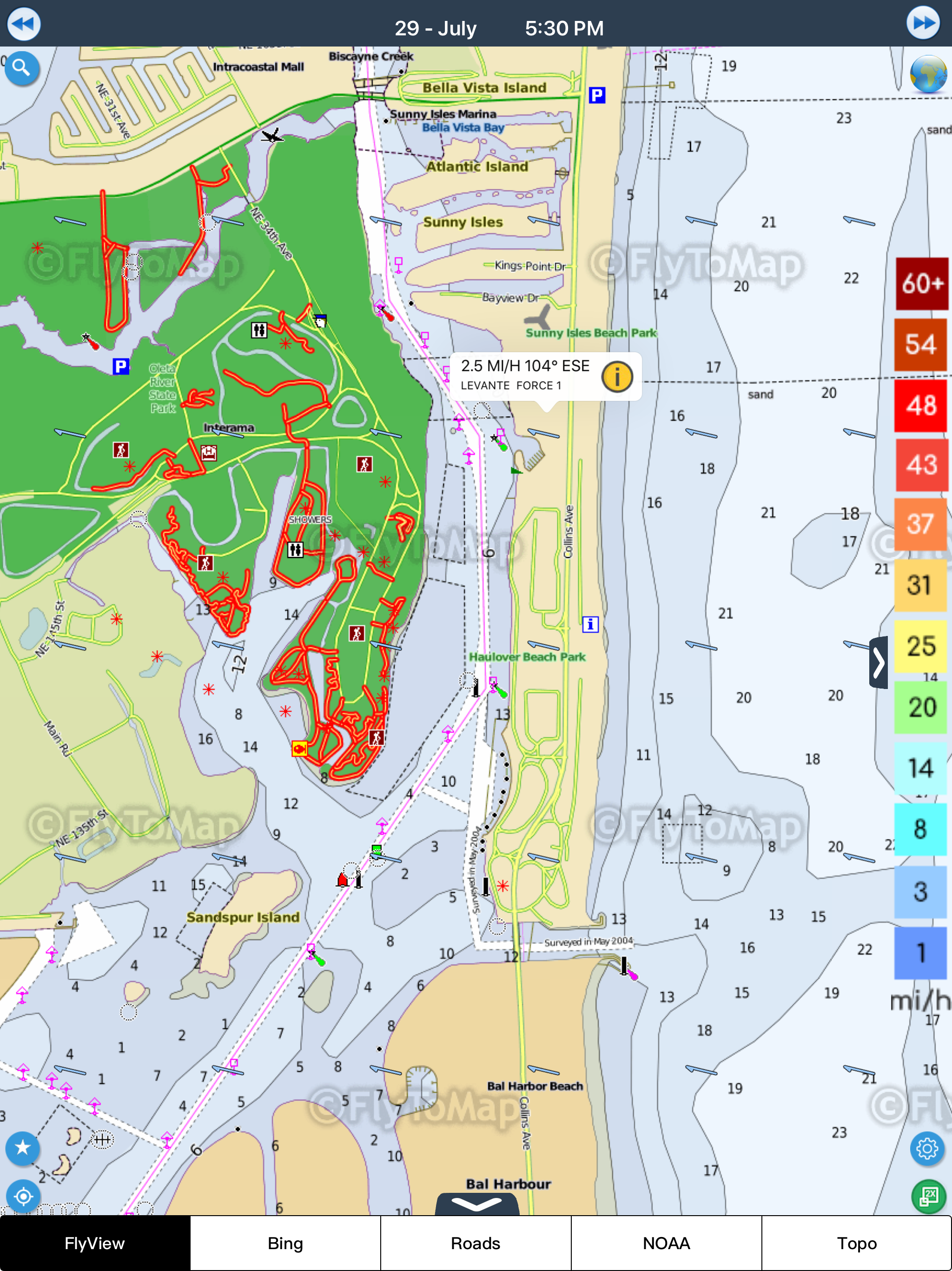 Wind forecast for Windgurus screenshot 19