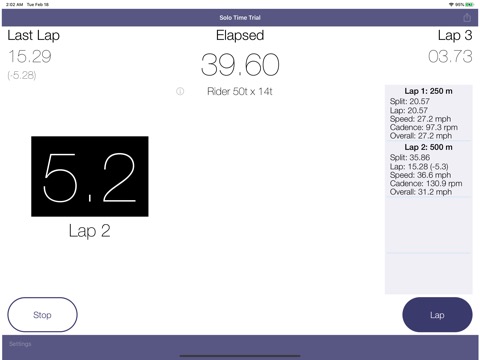 Track Cycling Stopwatch (iPad)のおすすめ画像5