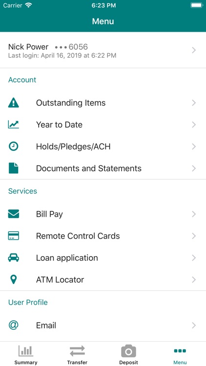 Foothills CU Mobile Banking screenshot-4