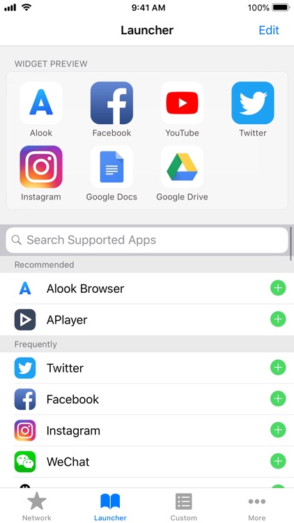 AWidget - Alook Widgets