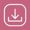 Copy your link and run the app, after clicking paste and download, your file (photo, video, pdf or any other type) will be downloaded to your device