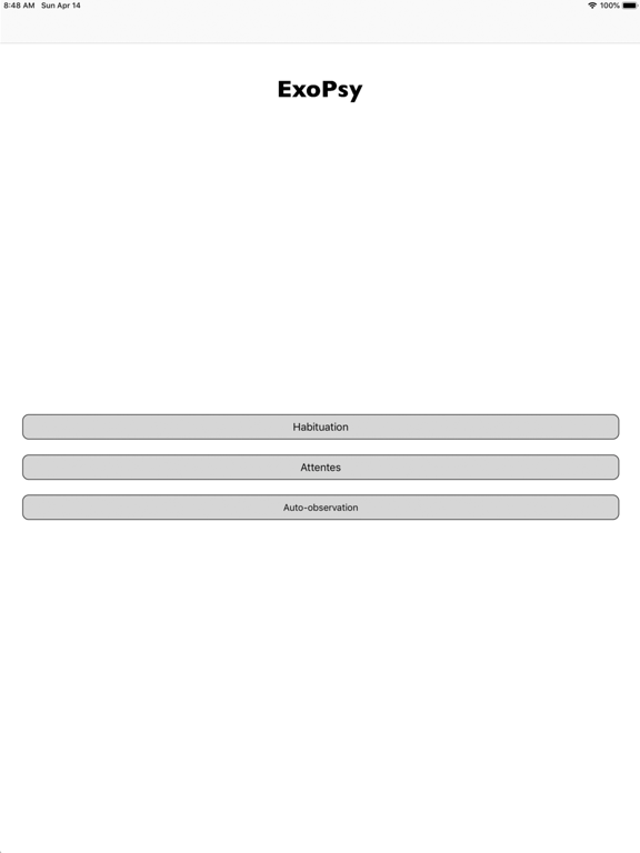 Screenshot #4 pour ExoPsy