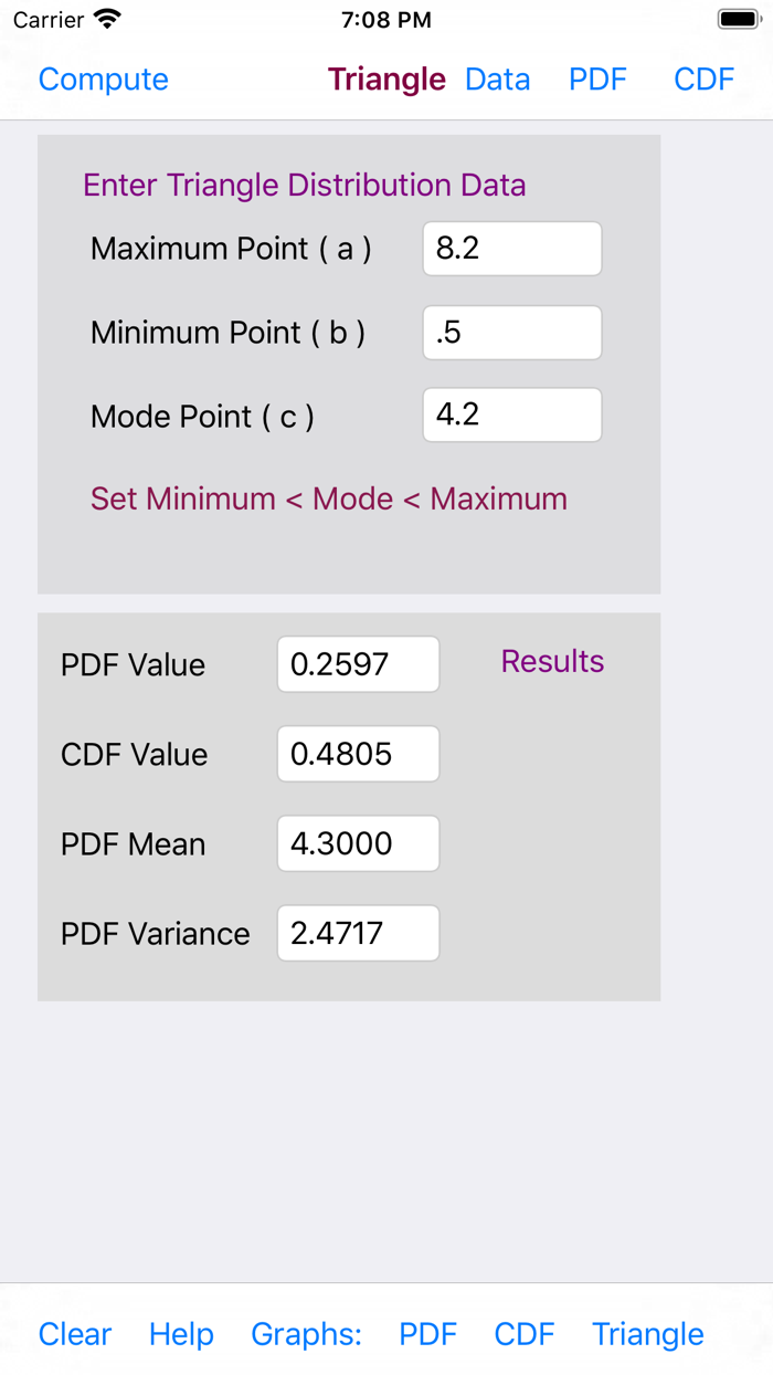 Triangle Distribution
