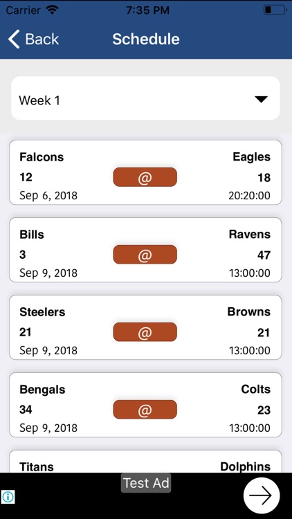 American Football Live Score screenshot-3