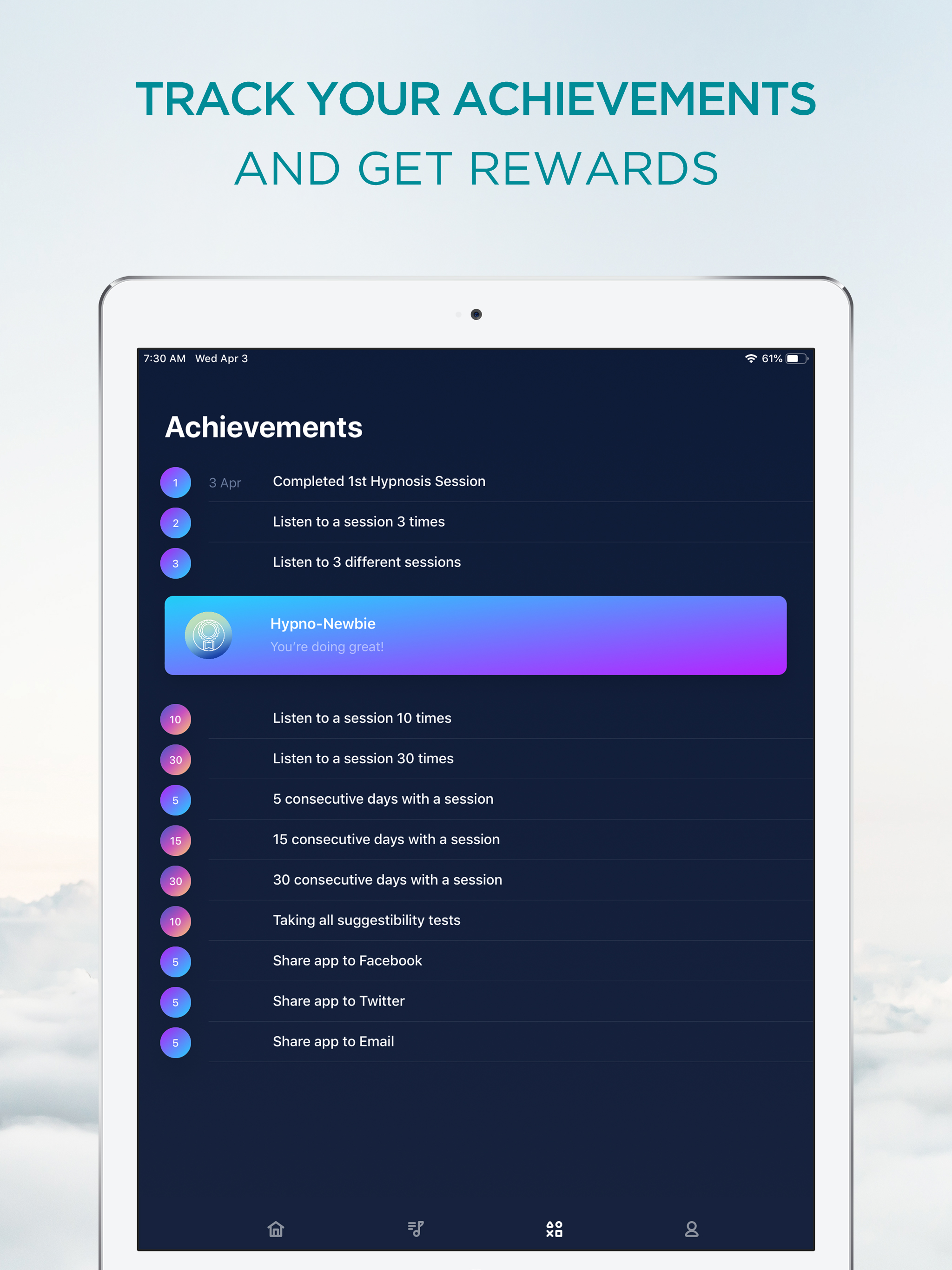 HypnoCloud | Hypnotherapy App