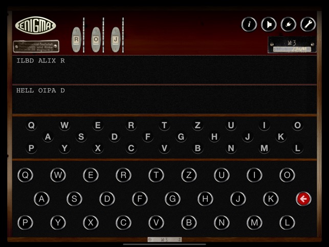 Mininigma: Enigma Simulator on the App Store