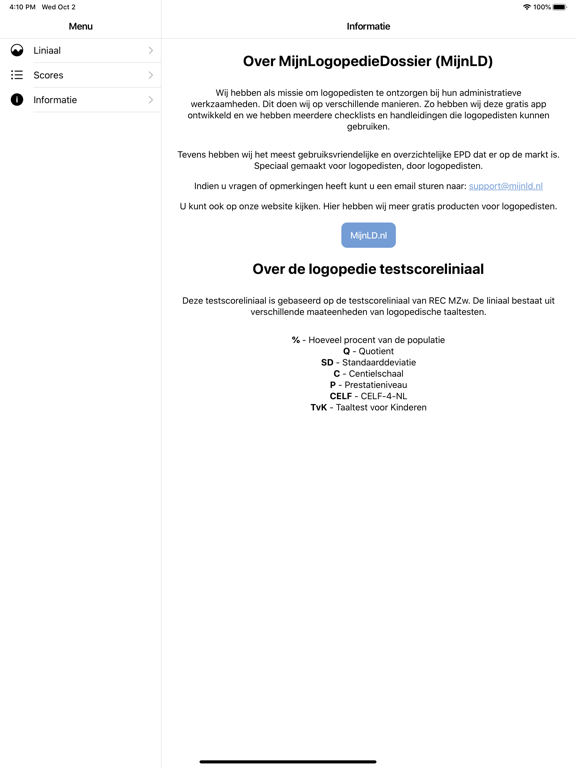 Screenshot #6 pour MLD Scoreliniaal