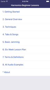 Harmonica Beginner Lessons screenshot