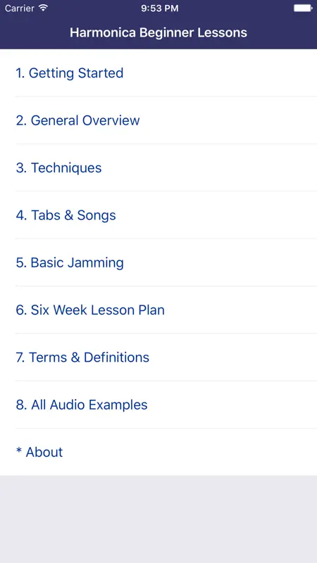 Harmonica Beginner Lessons screenshot 1 of 5