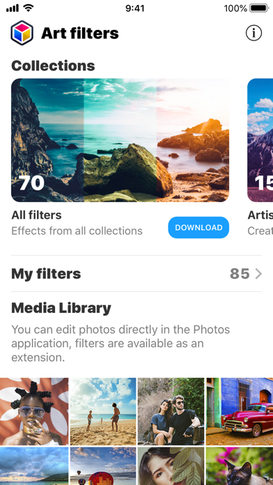 Art filters. Photo editor screenshot 2