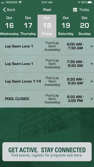 Loyola Recreation & Wellness Screenshot