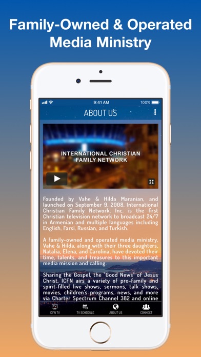 ICFN TV iPhone screenshot 4 - Entertainment app