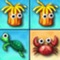 Sea Match 3 is the fun match-3 game, Create matchs of 3 or more in a row or column by taping on pieces to swap