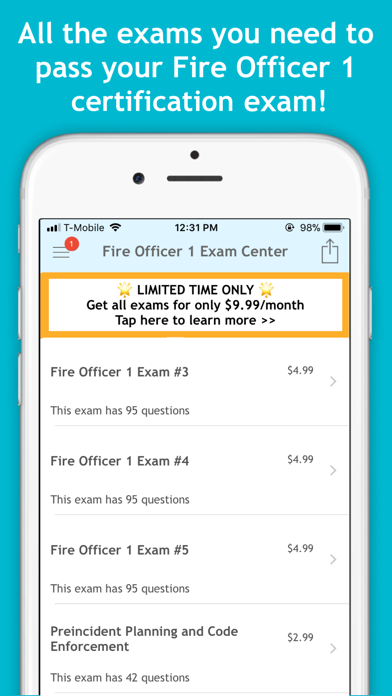 How to cancel & delete Fire Officer 1 Exam Center from iphone & ipad 3