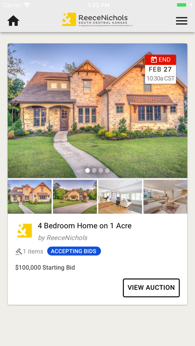 ReeceNichols Auction Screenshot