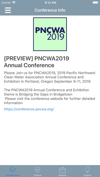 PNCWA2019 Annual Conference screenshot 2