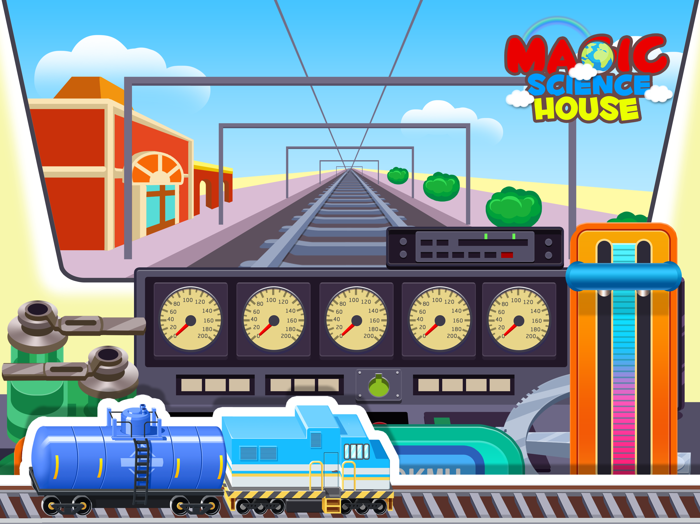 Kids Learn & Drive Trains Sim screenshot 10