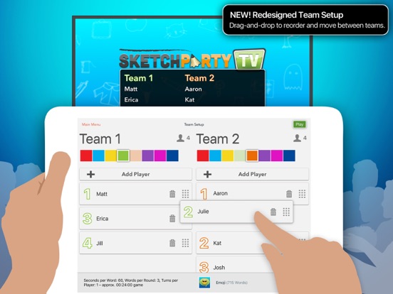 SketchParty TV iPad app afbeelding 1