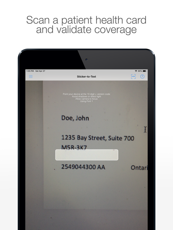 MDBilling.ca - OHIP Billing iPad screenshot 2 - Medical app