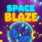 Take down enemy ships in this Shoot Em Up game SPACE BLAZE Earn stars to upgrade your spacecraft There are five spacecrafts you can choose from