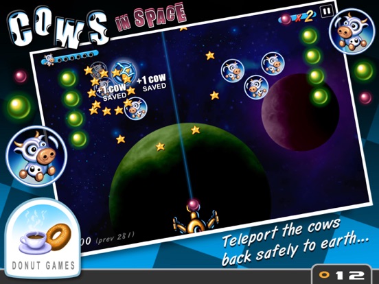 Screenshot #1 for Cows In Space