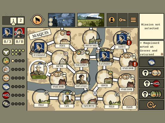 Maquis Board Game iPad app afbeelding 2