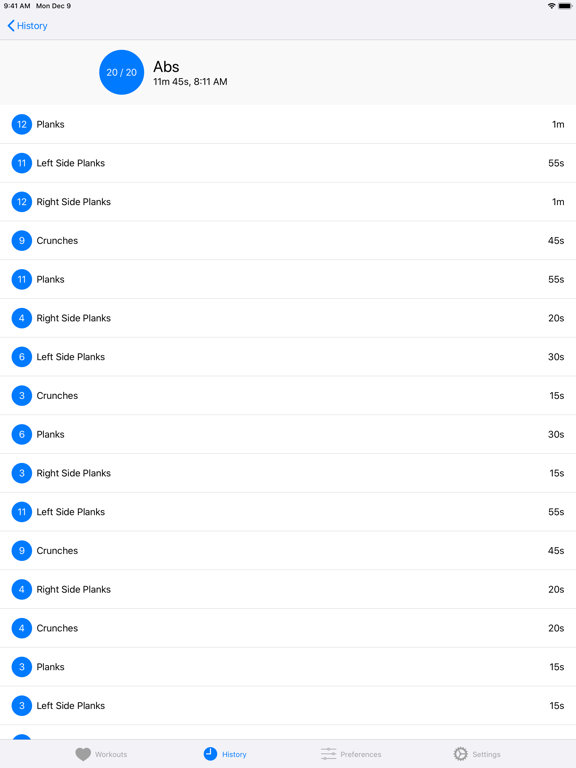 Reps! iPad screenshot 7 - Health & Fitness app