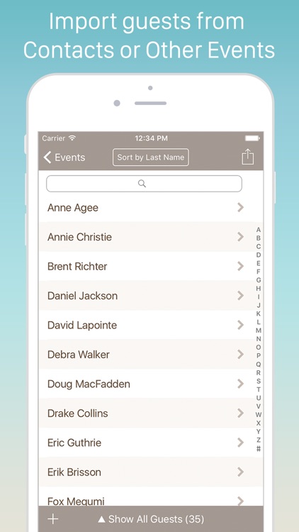 Guest List Organizer Pro