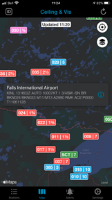 Minimums - METAR/TAF Analysis screenshot