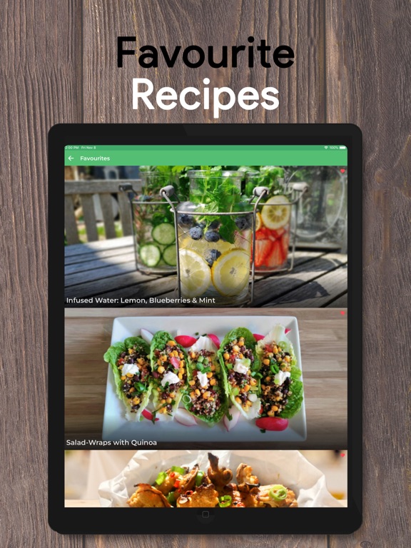 SuperFood - Healthy Recipes iPad screenshot 2 - Food & Drink app
