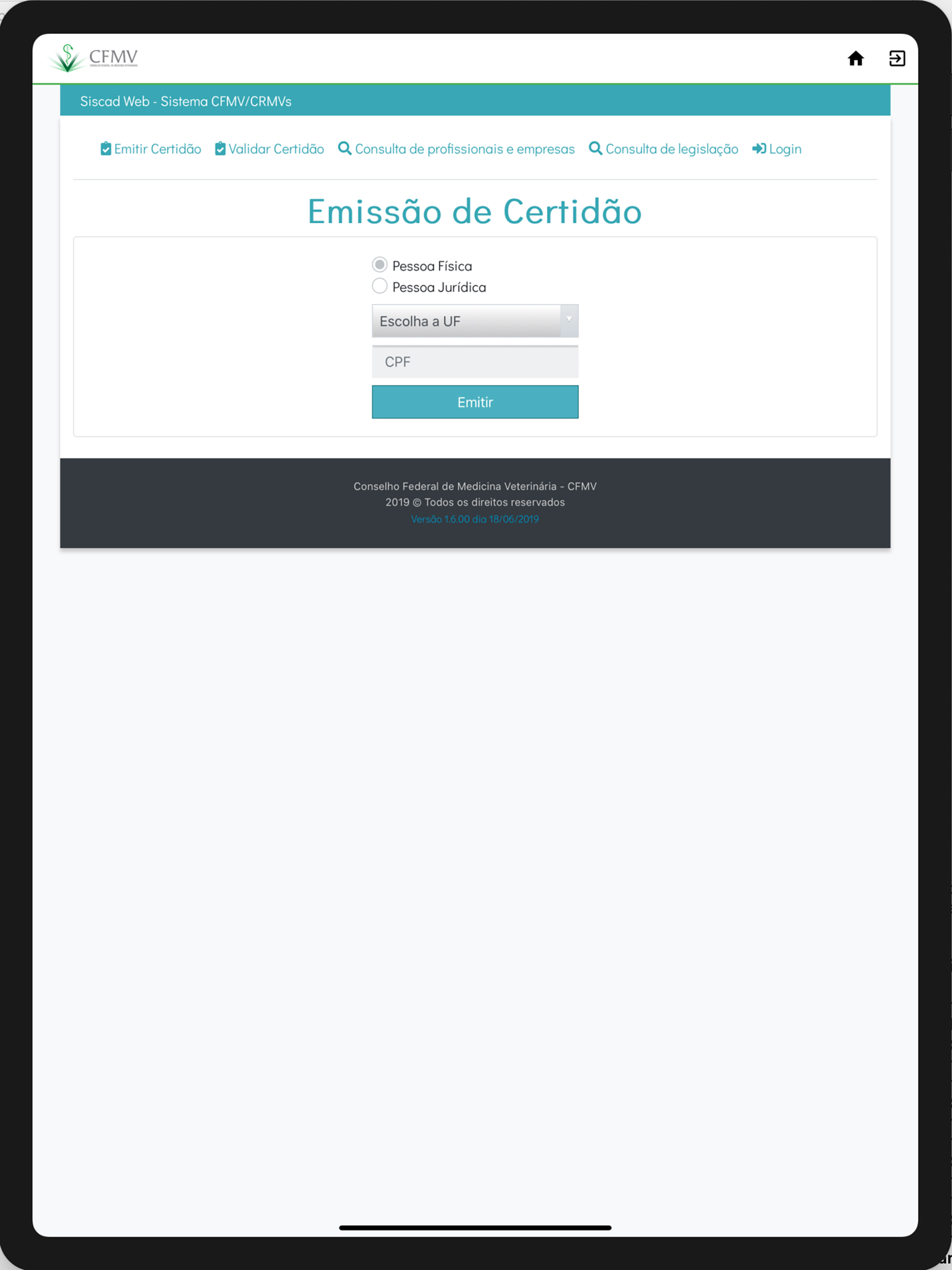 Sistema CFMV/CRMVs
