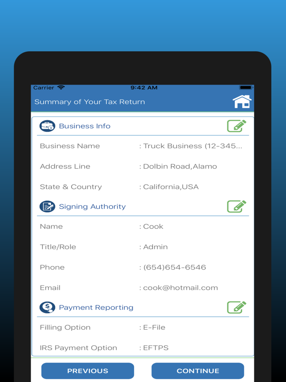 Screenshot #5 pour Tax2290 eFile