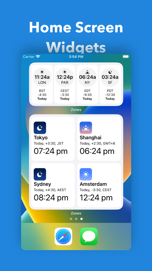 #2. Zones: Time Zone Conversion (macOS) بواسطة: Squircle Apps LLP