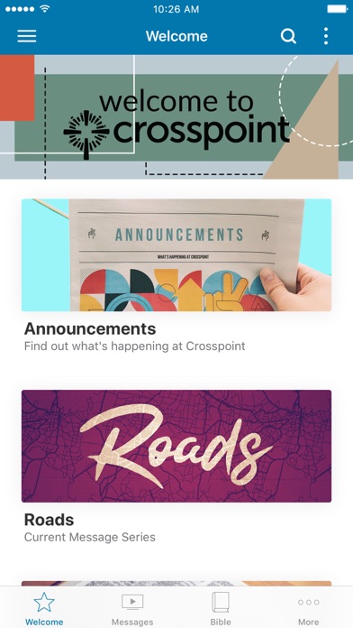 Crosspoint.Church Screenshot