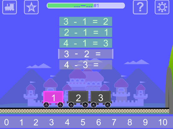 Math Learning Train iPad screenshot 5 - Education app
