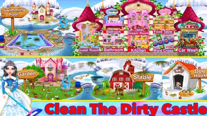 Ice Princess Big House Cleanup Screenshot