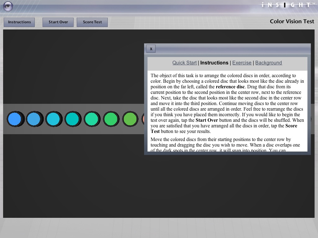 iNSIGHT Color Vision Test screenshot 3