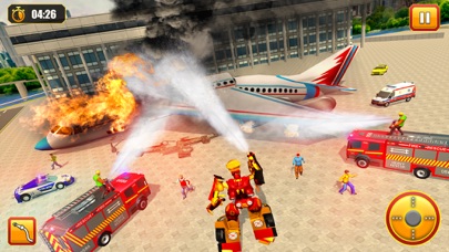 Robot Fire Truck Driver Screenshot