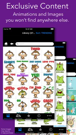 Captura de pantalla de 3D Animations + Emoji Icons en iPhone 2