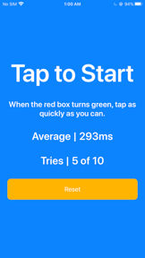 Reaction Speed Pro screenshot