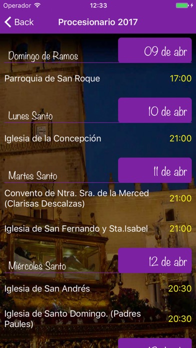 Semana Santa Badajoz Screenshot