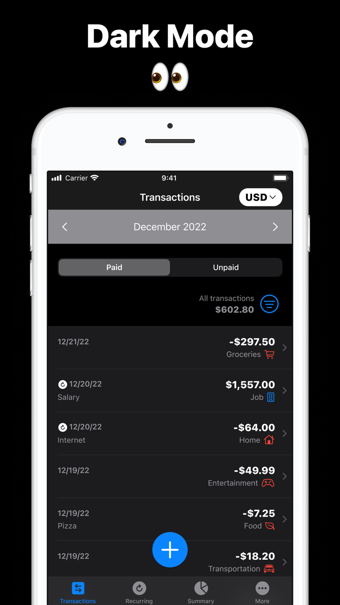 Numi Easy Budget Planner