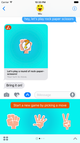 Rock Paper Scissors Chat Game screenshot