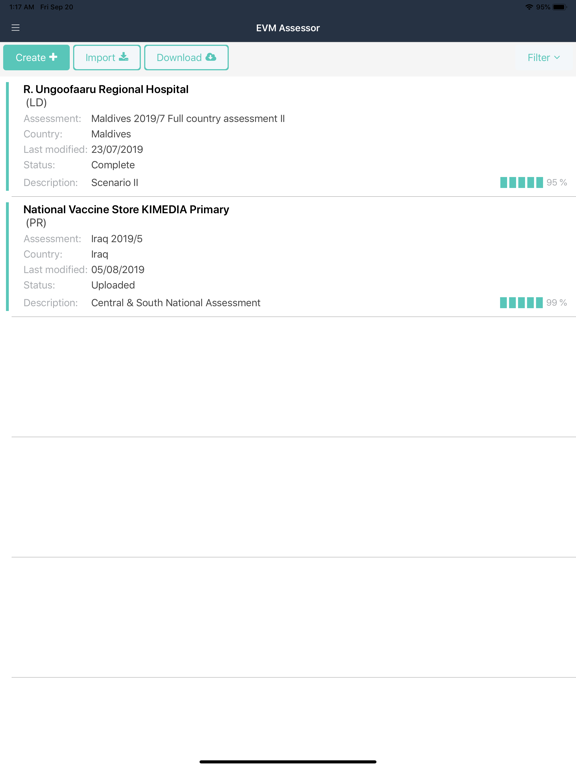 EVM Assessor iPad screenshot 4 - Medical app