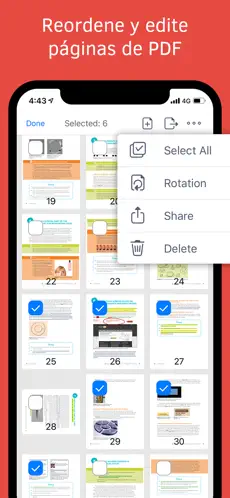 Captura de Pantalla 9 PDF Reader－crear y editar PDF iphone