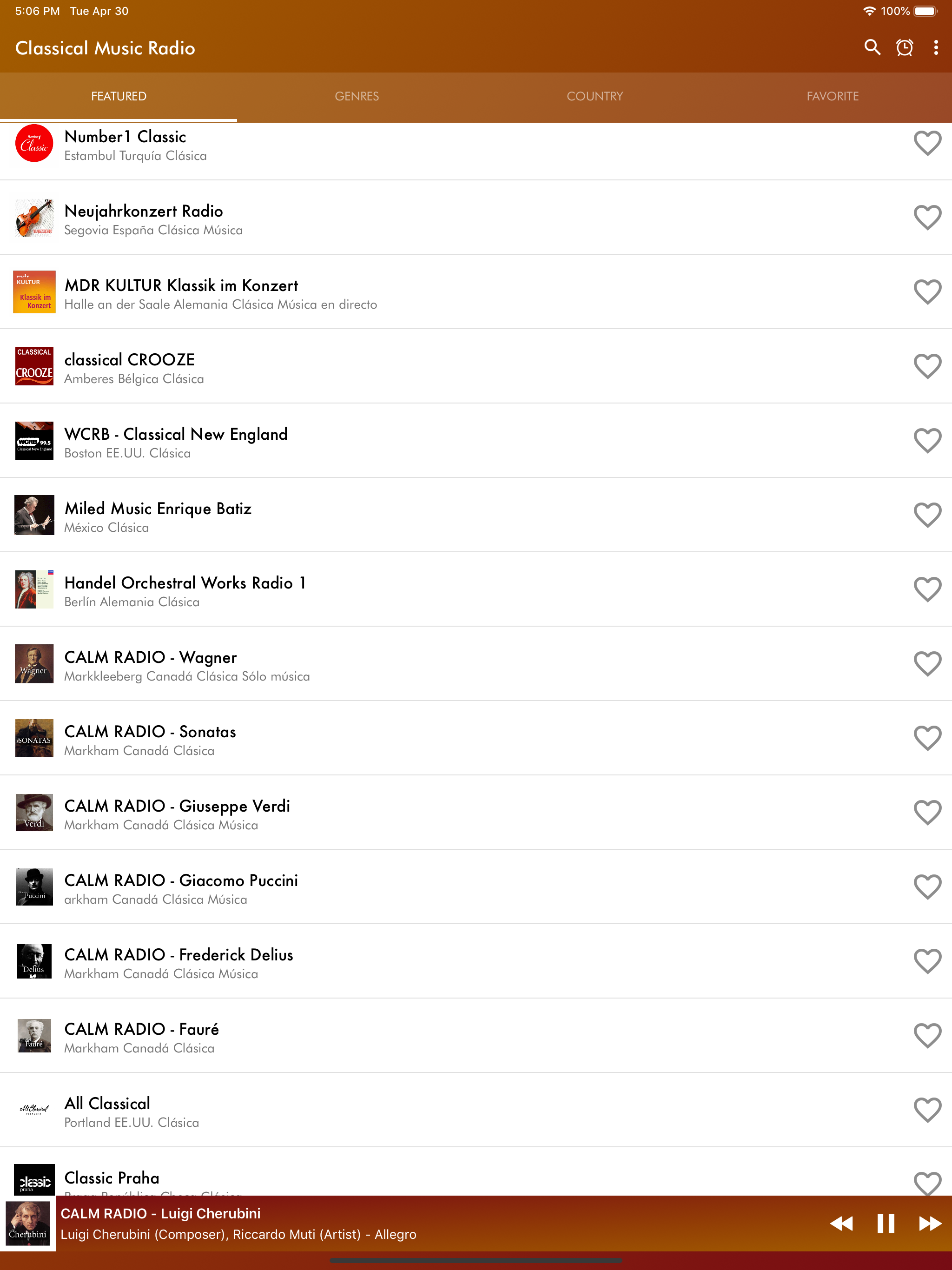 Classical Music Radio app