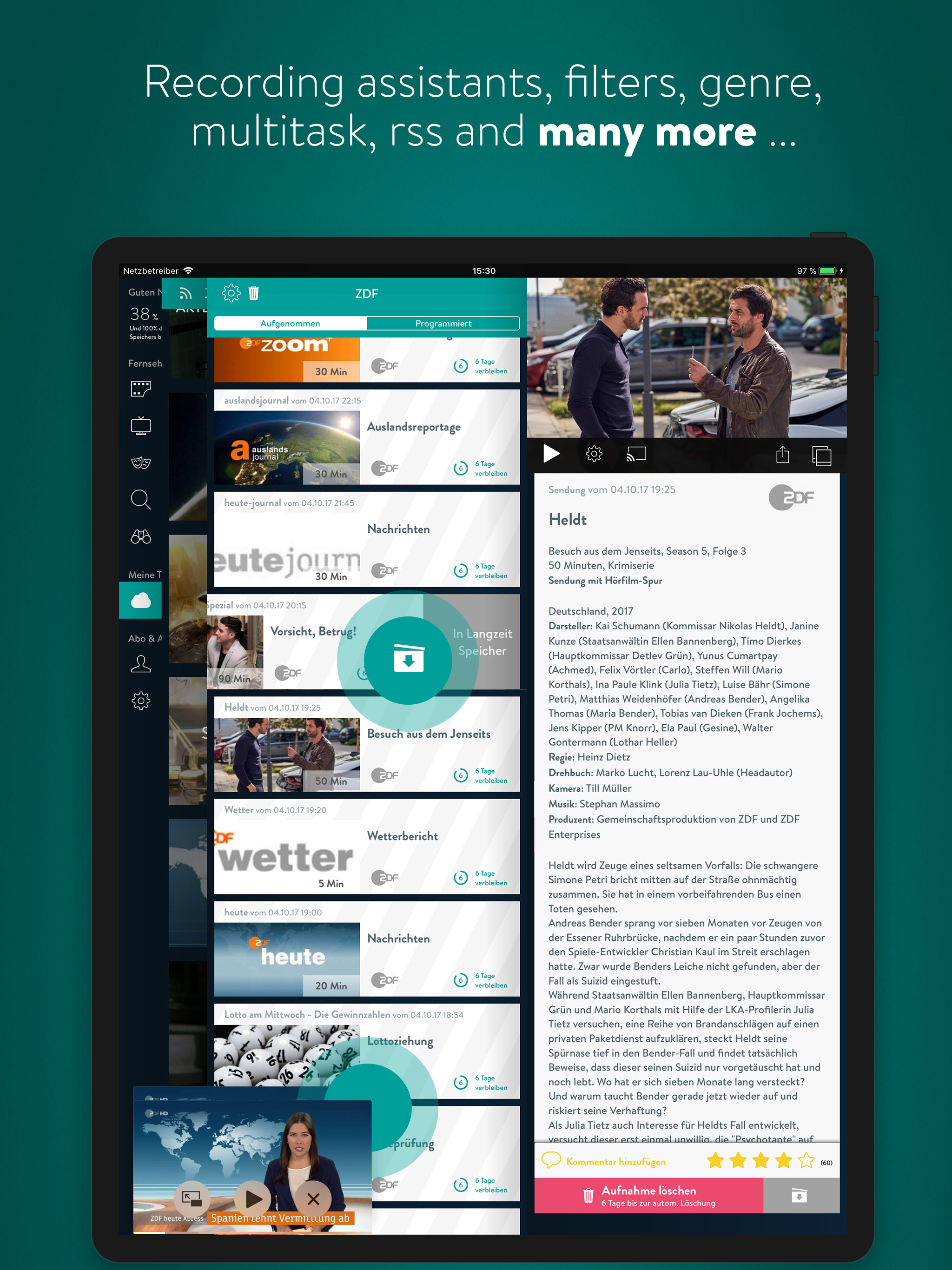 YouTV german TV, online video