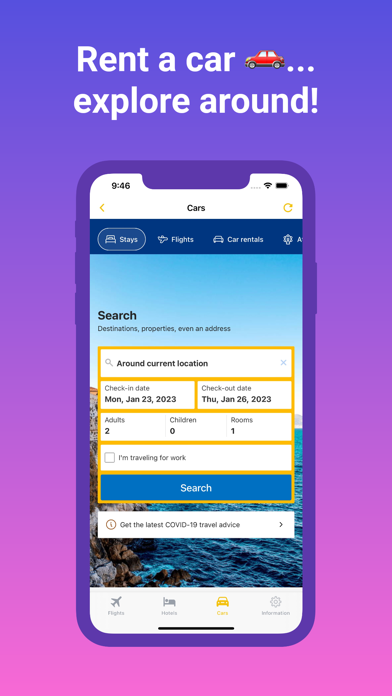 Booking Cheap Trip Screenshot